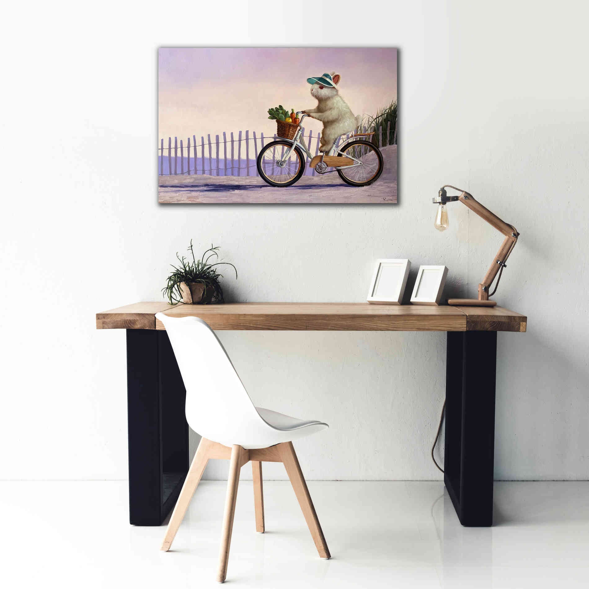 'Beach Bunny' by Lucia Heffernan, Canvas Wall Art,40x26