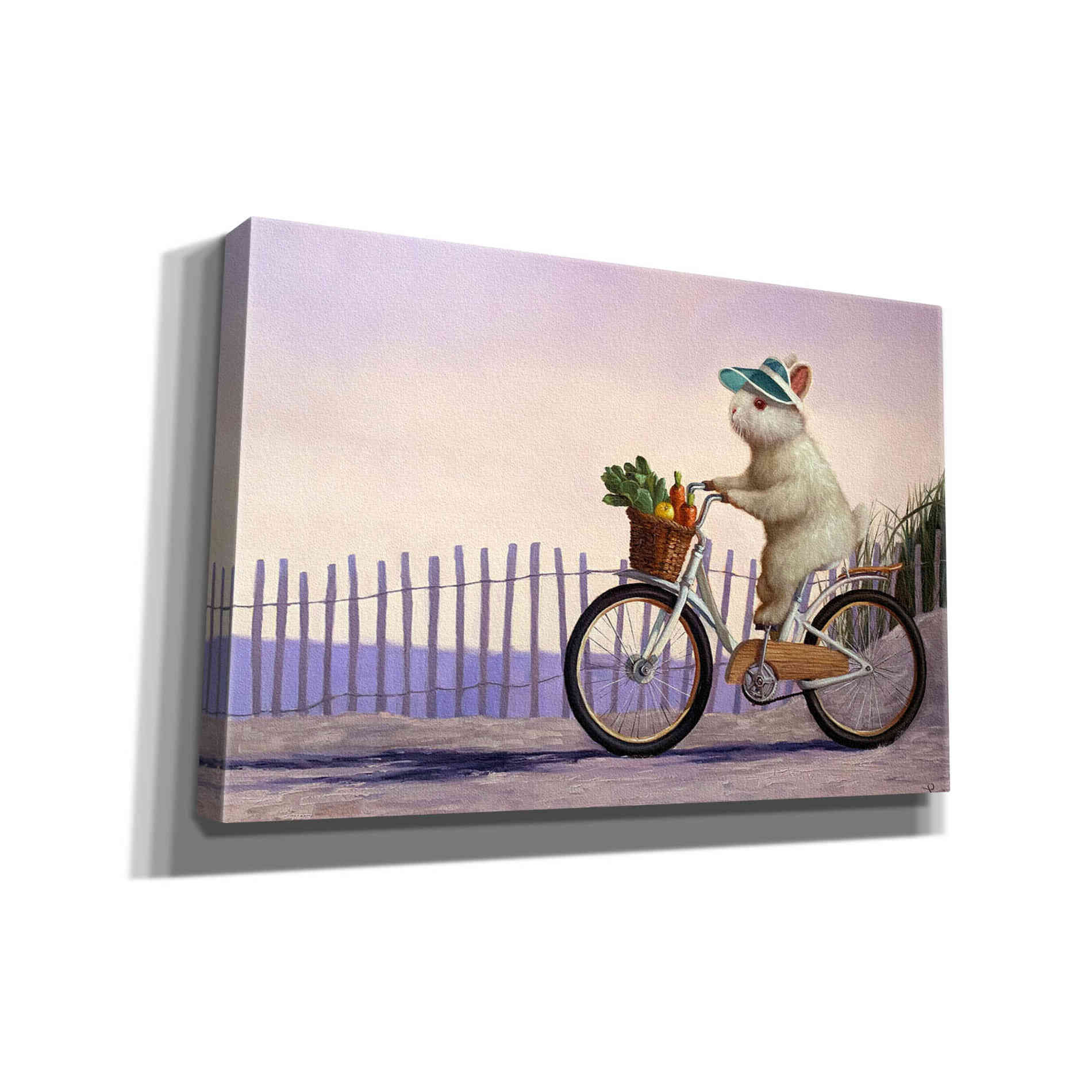 'Beach Bunny' by Lucia Heffernan, Canvas Wall Art