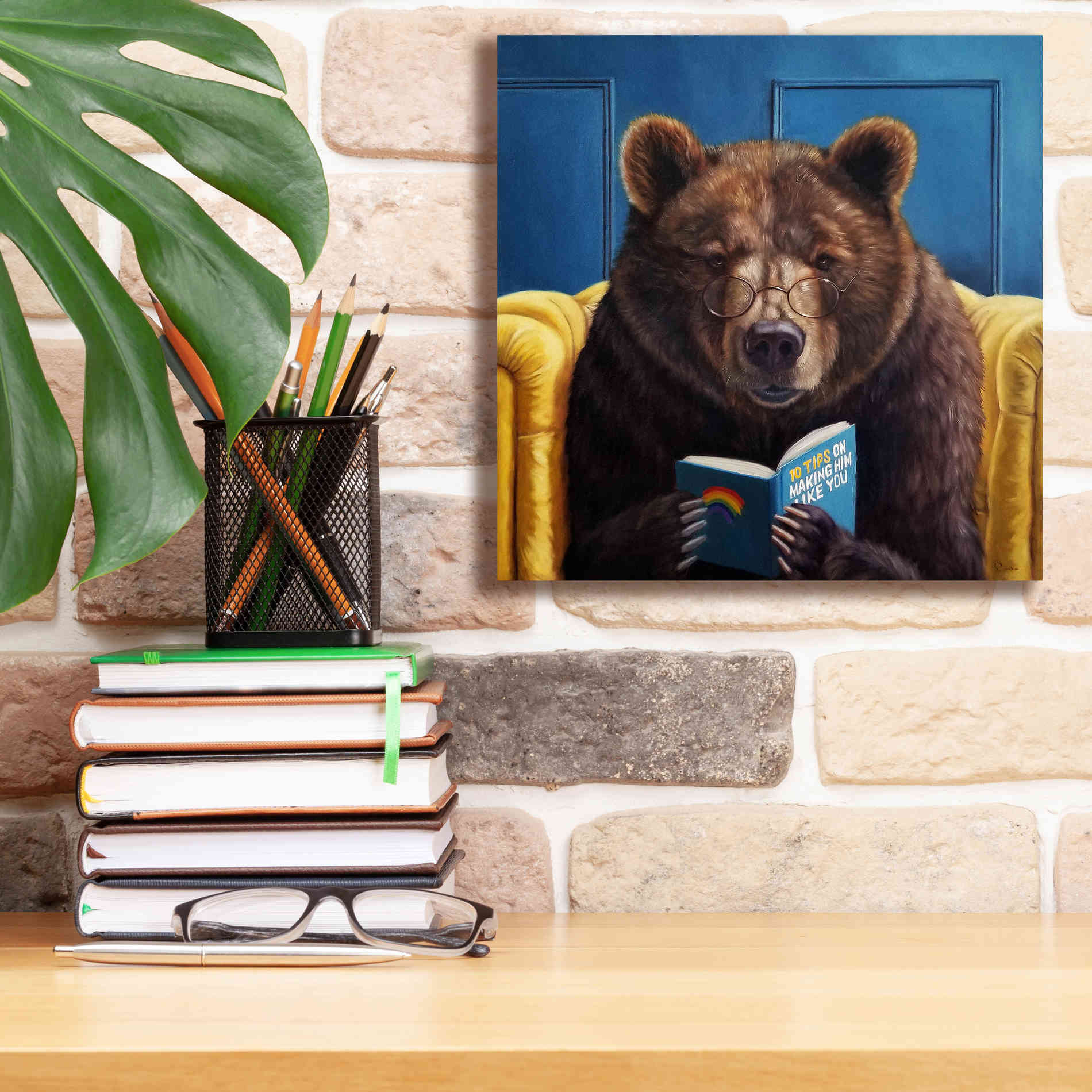 'Bear Trap' by Lucia Heffernan, Canvas Wall Art,12x12