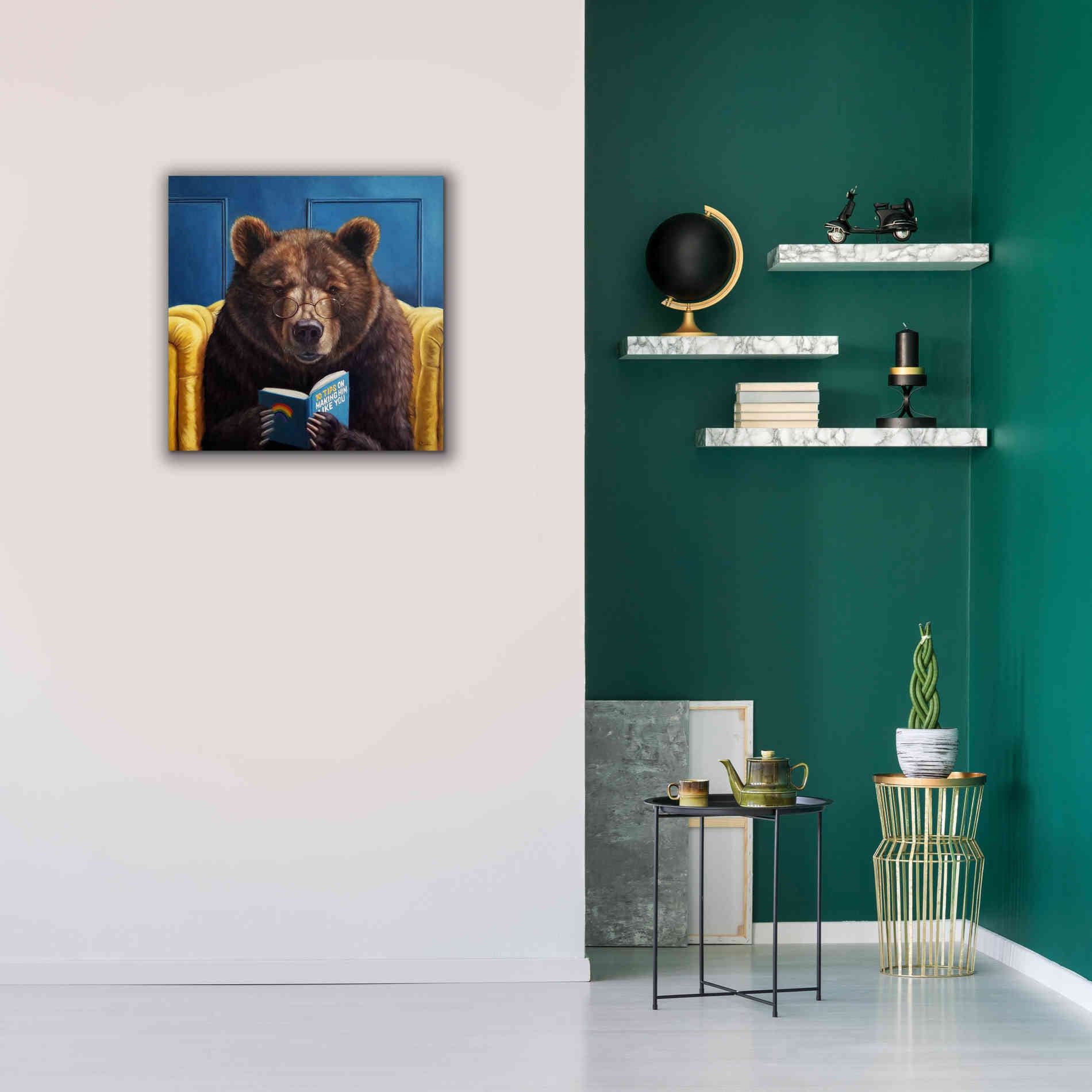 'Bear Trap' by Lucia Heffernan, Canvas Wall Art,26x26