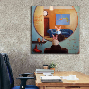 'Pandemic Haircut' by Lucia Heffernan, Canvas Wall Art,37x37