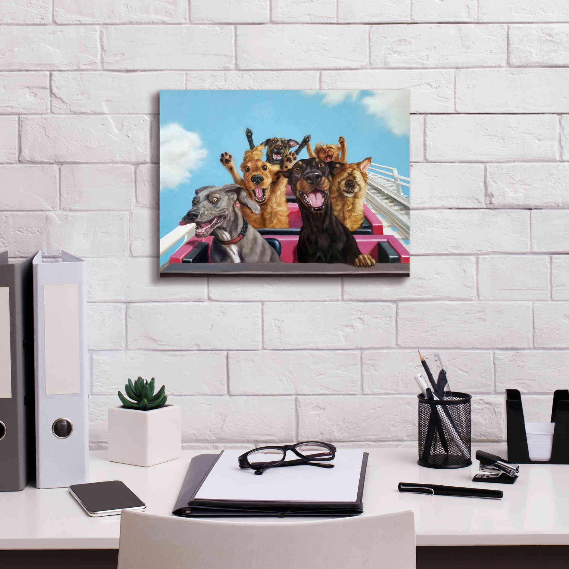 'Thrill Seekers' by Lucia Heffernan, Canvas Wall Art,16x12