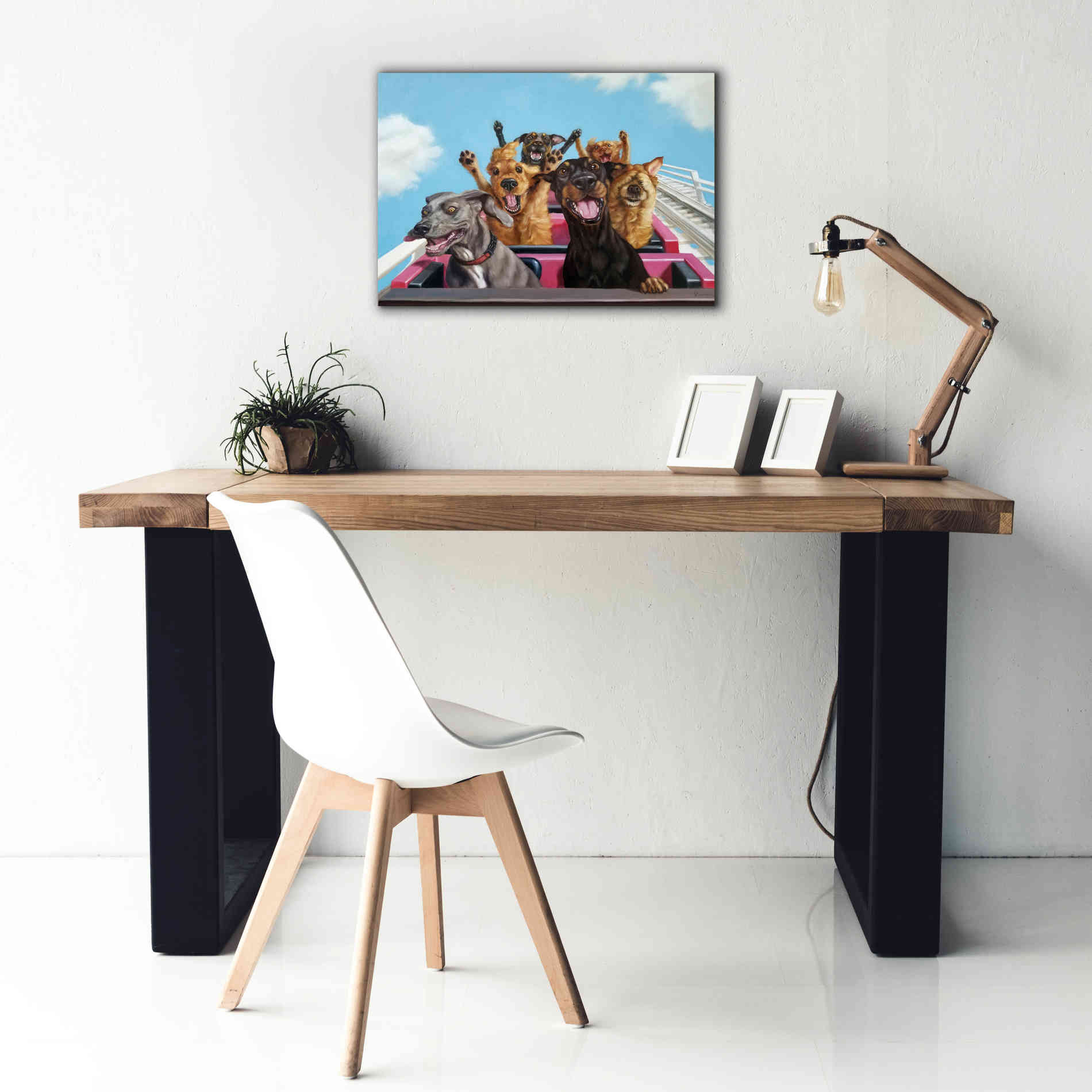 'Thrill Seekers' by Lucia Heffernan, Canvas Wall Art,26x18
