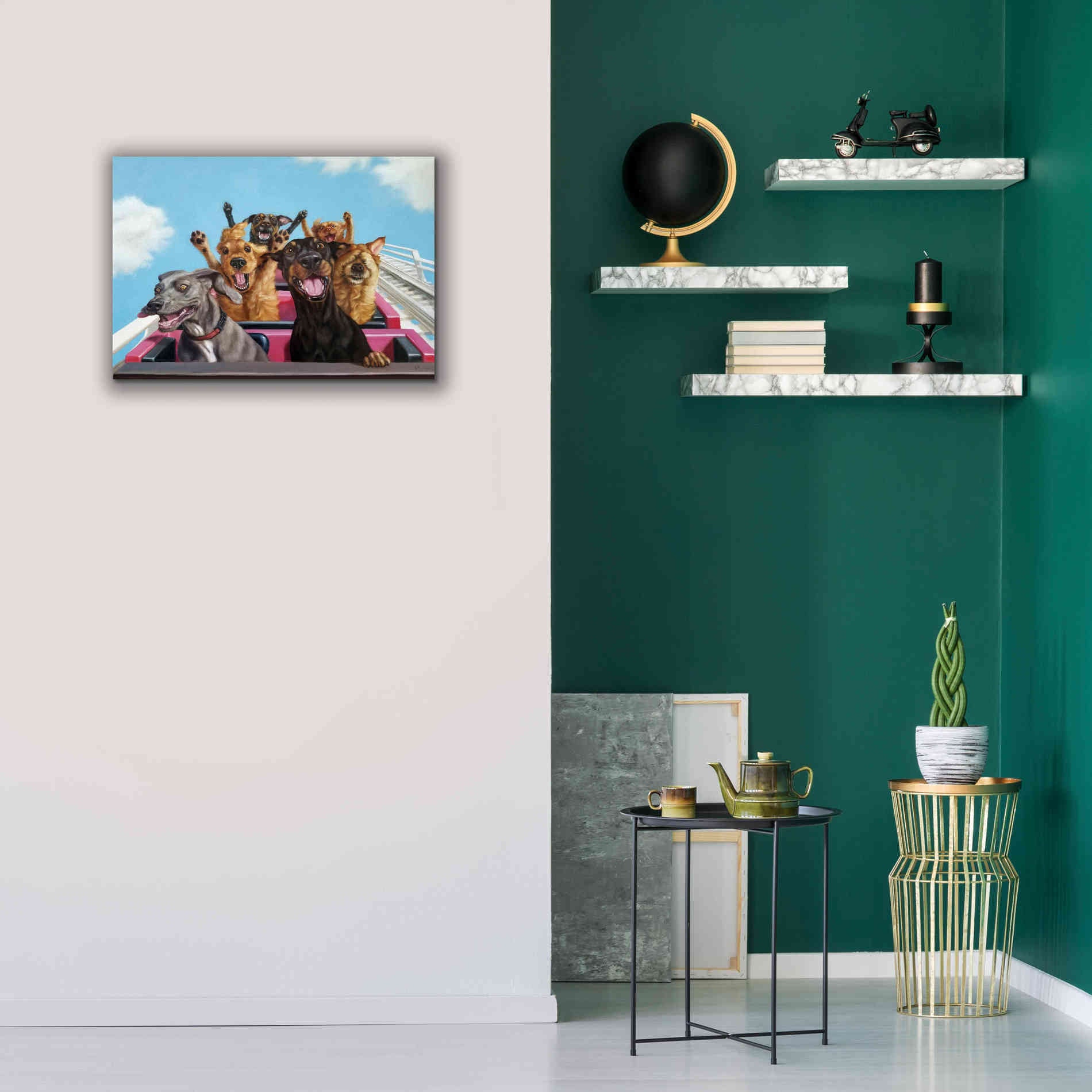 'Thrill Seekers' by Lucia Heffernan, Canvas Wall Art,26x18