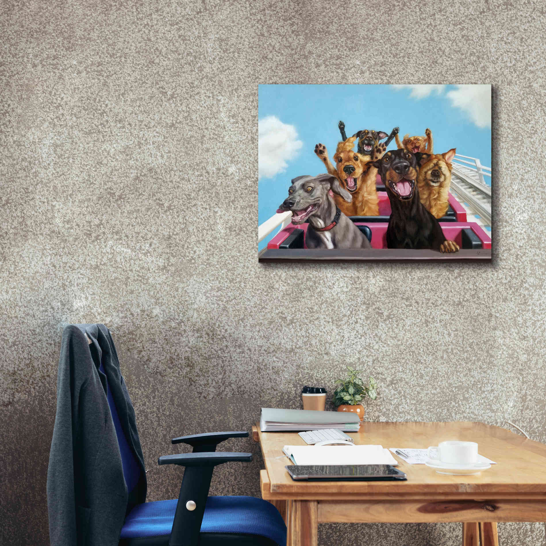 'Thrill Seekers' by Lucia Heffernan, Canvas Wall Art,34x26