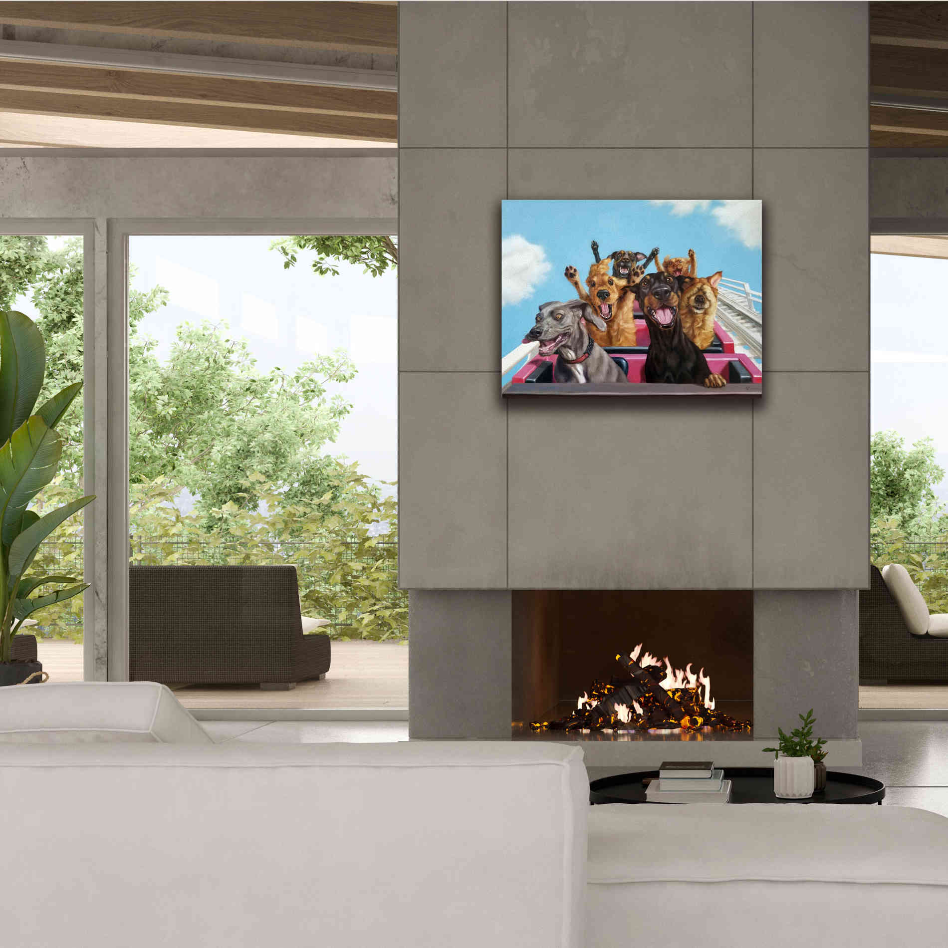 'Thrill Seekers' by Lucia Heffernan, Canvas Wall Art,34x26