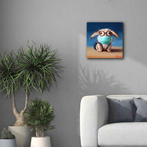 'Back To School - Mask' by Lucia Heffernan, Canvas Wall Art,18x18