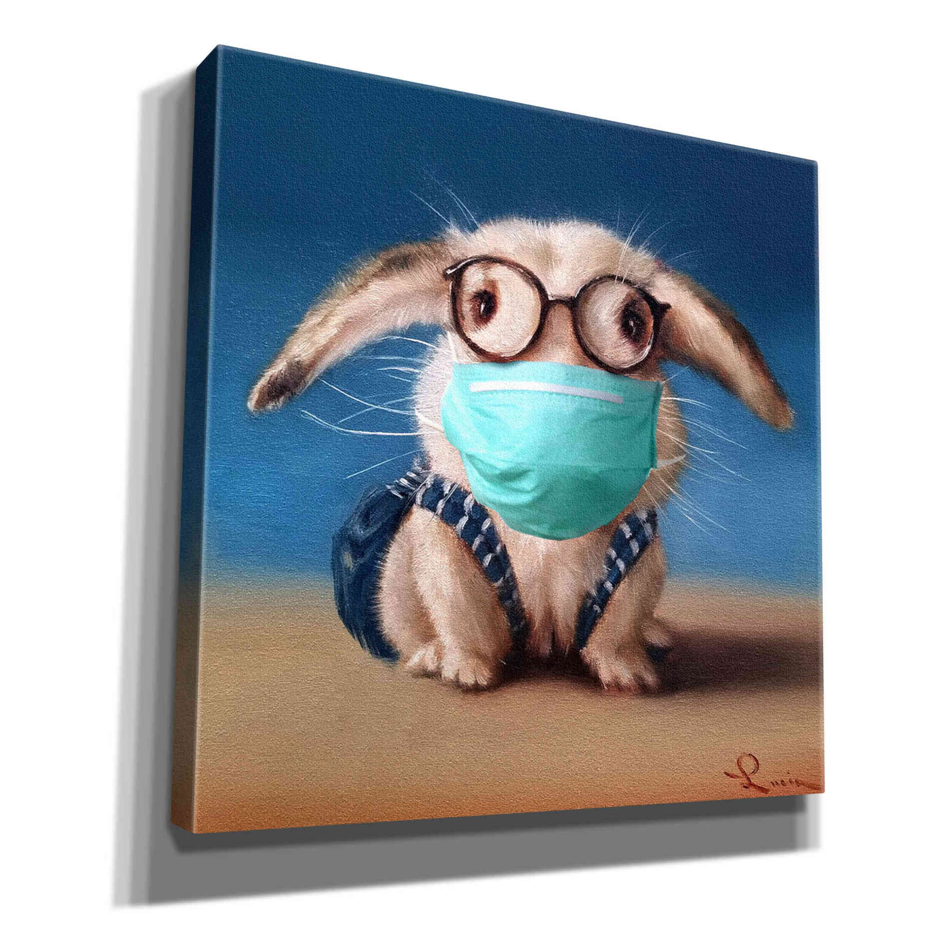 'Back To School - Mask' by Lucia Heffernan, Canvas Wall Art