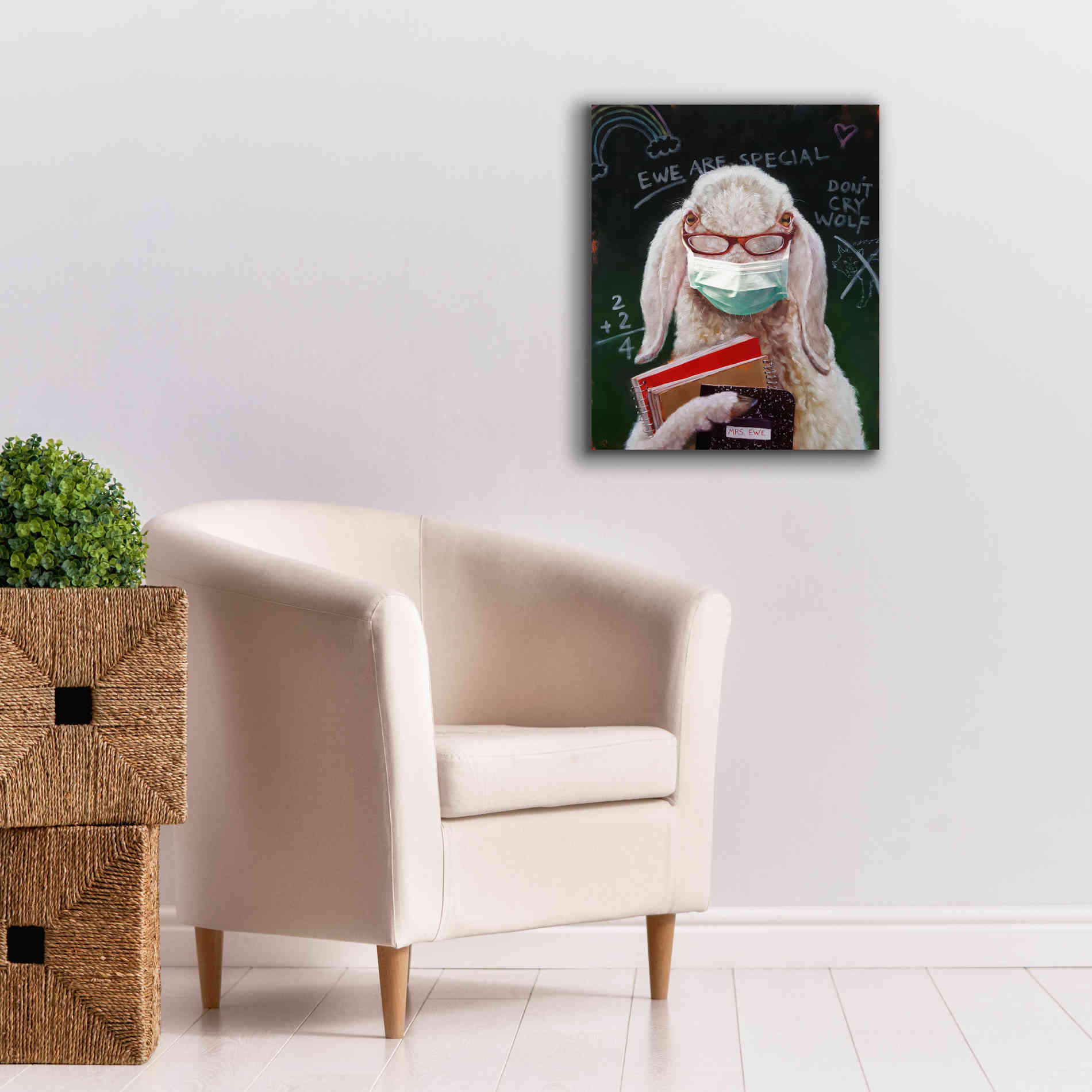 'Back To School - Teacher' by Lucia Heffernan, Canvas Wall Art,20x24