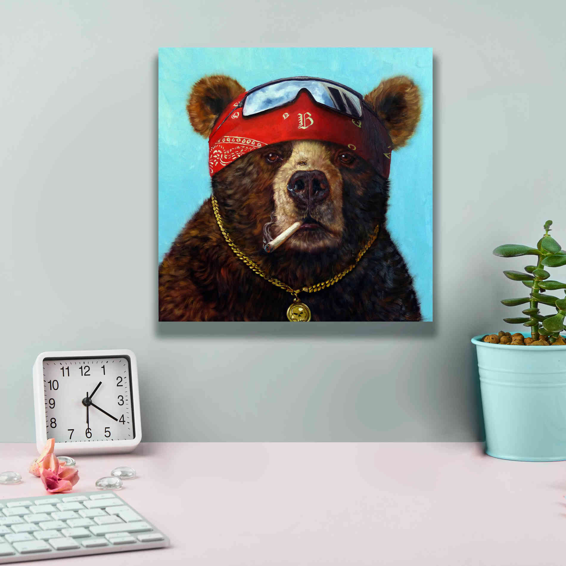'Half Baked' by Lucia Heffernan, Canvas Wall Art,12x12