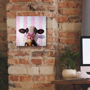 'Mooo-Licious' by Lucia Heffernan, Canvas Wall Art,12x12