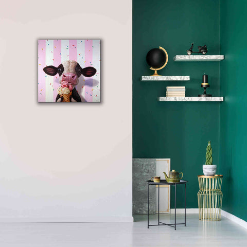 Image of 'Mooo-Licious' by Lucia Heffernan, Canvas Wall Art,26x26