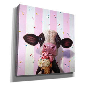 'Mooo-Licious' by Lucia Heffernan, Canvas Wall Art