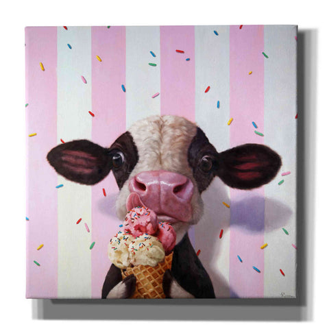Image of 'Mooo-Licious' by Lucia Heffernan, Canvas Wall Art