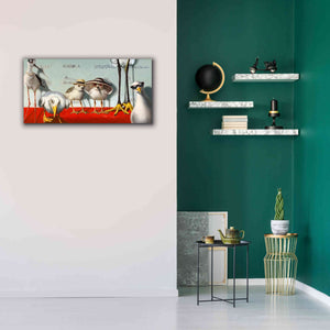 'Hampton Chicks' by Lucia Heffernan, Canvas Wall Art,40x20