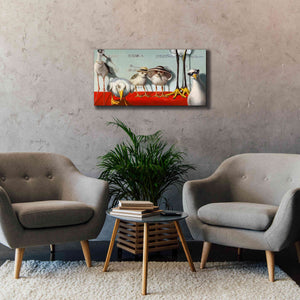 'Hampton Chicks' by Lucia Heffernan, Canvas Wall Art,40x20