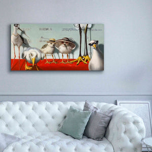 'Hampton Chicks' by Lucia Heffernan, Canvas Wall Art,60x30