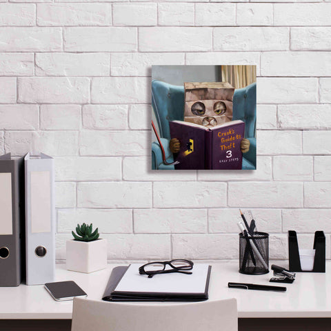 Image of 'Cat Burglar 2' by Lucia Heffernan, Canvas Wall Art,12x12