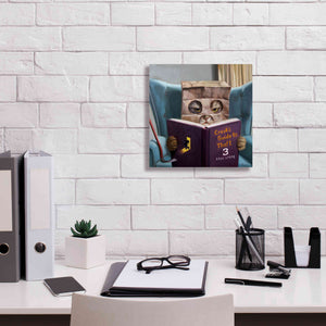 'Cat Burglar 2' by Lucia Heffernan, Canvas Wall Art,12x12