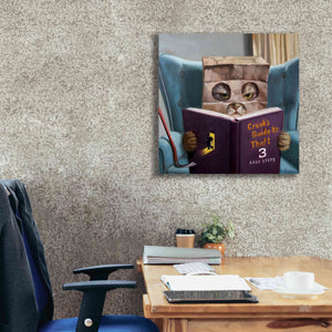 'Cat Burglar 2' by Lucia Heffernan, Canvas Wall Art,26x26