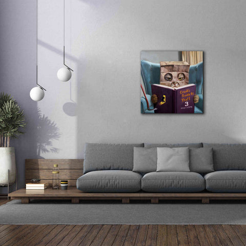 Image of 'Cat Burglar 2' by Lucia Heffernan, Canvas Wall Art,37x37