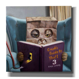 'Cat Burglar 2' by Lucia Heffernan, Canvas Wall Art