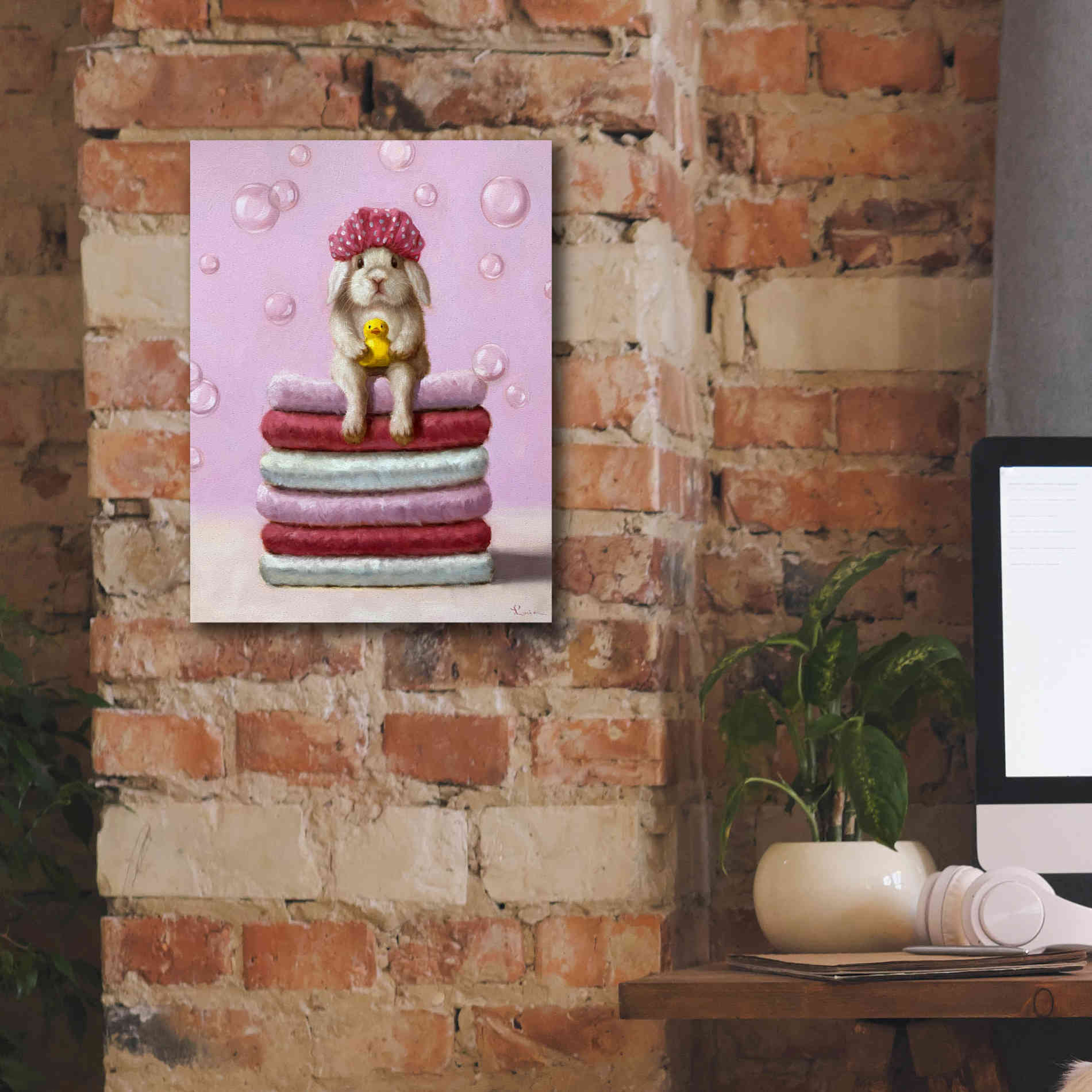 'Bath Day' by Lucia Heffernan, Canvas Wall Art,12x16