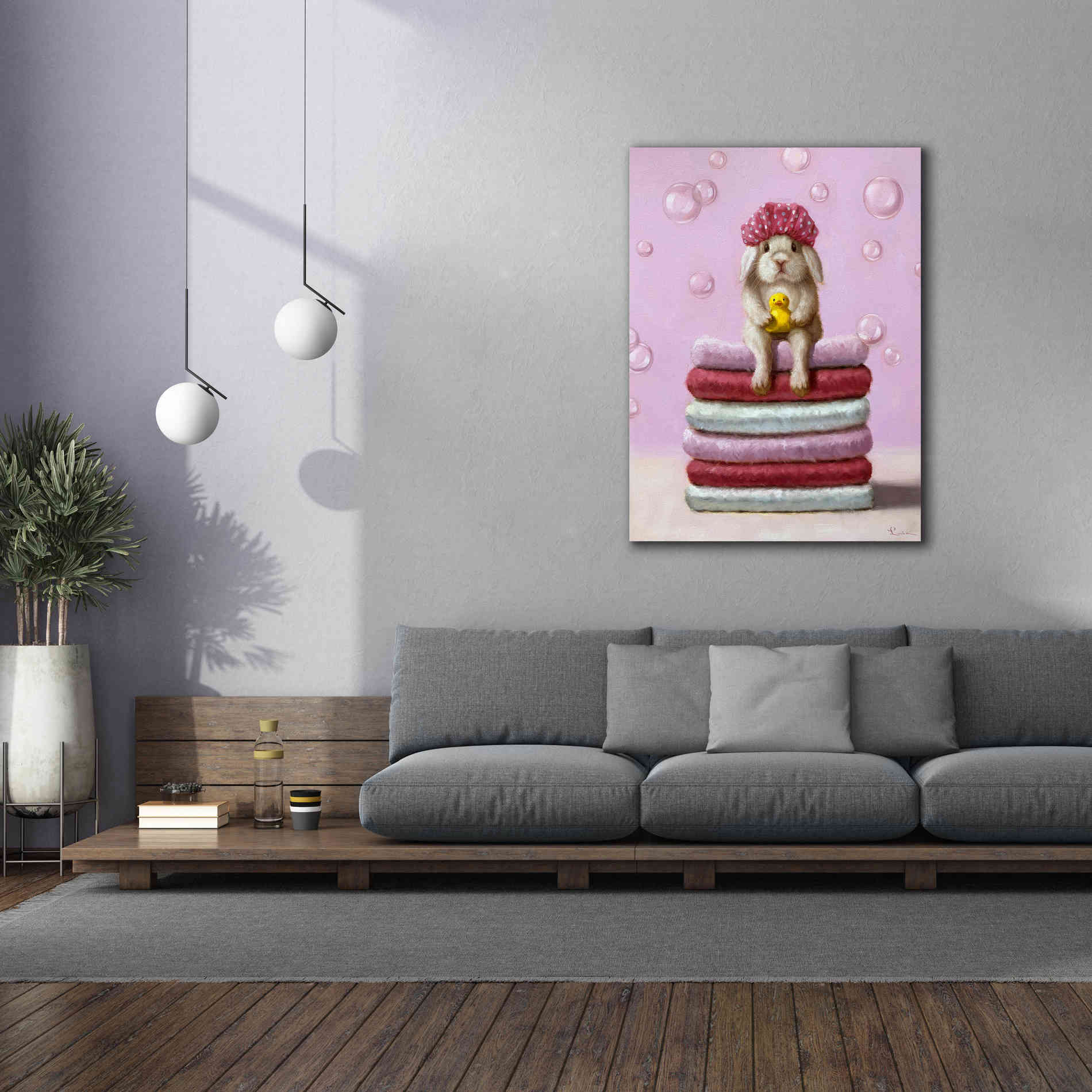 'Bath Day' by Lucia Heffernan, Canvas Wall Art,40x54
