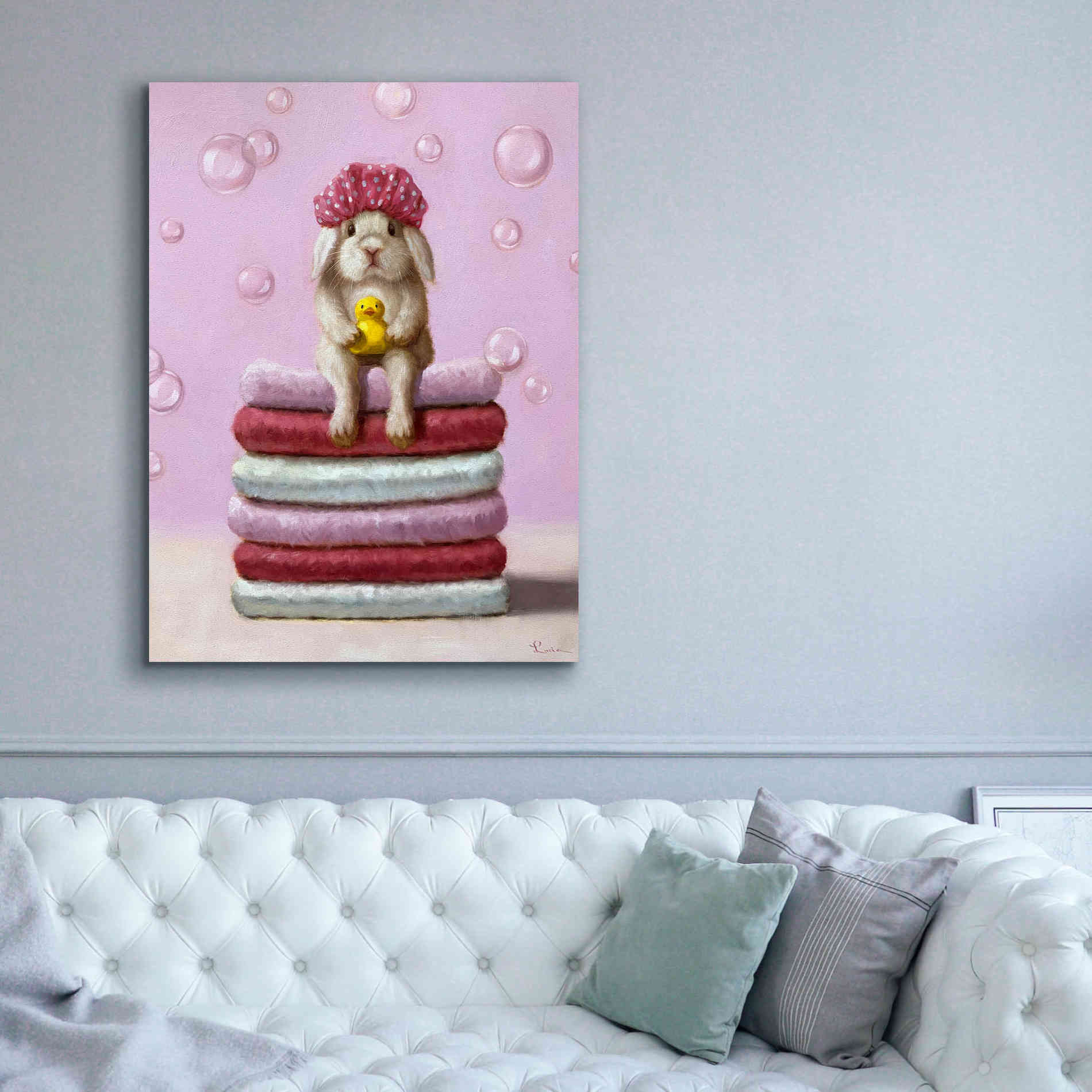 'Bath Day' by Lucia Heffernan, Canvas Wall Art,40x54