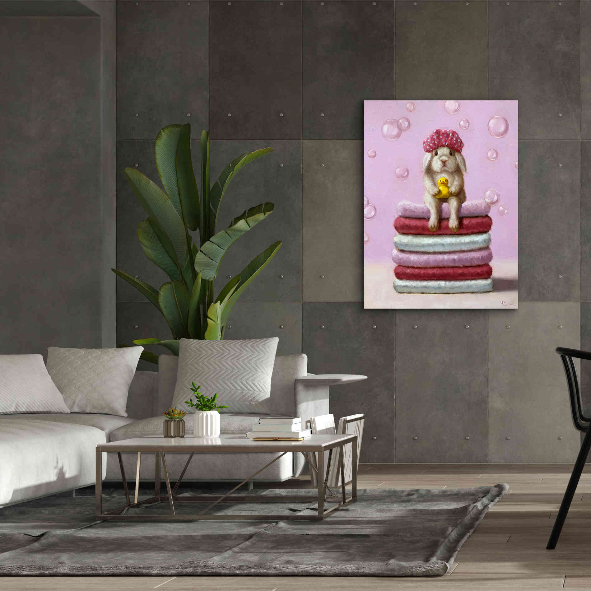'Bath Day' by Lucia Heffernan, Canvas Wall Art,40x54