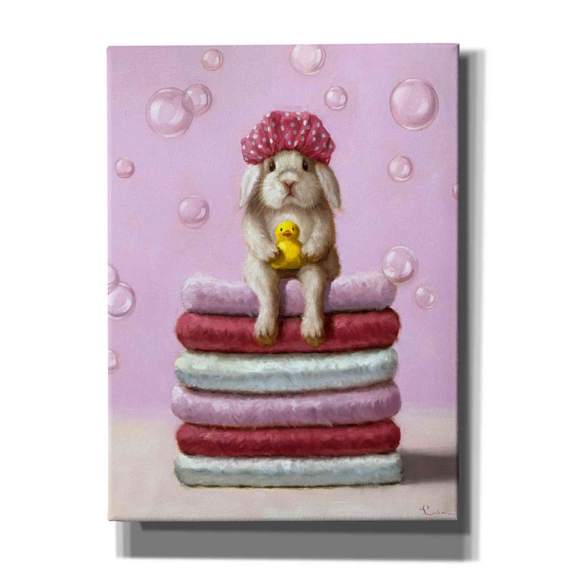 'Bath Day' by Lucia Heffernan, Canvas Wall Art