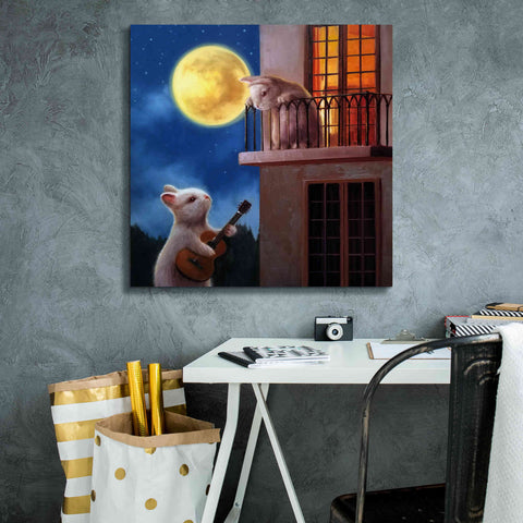 Image of 'Moonlight Serenade' by Lucia Heffernan, Canvas Wall Art,26x26