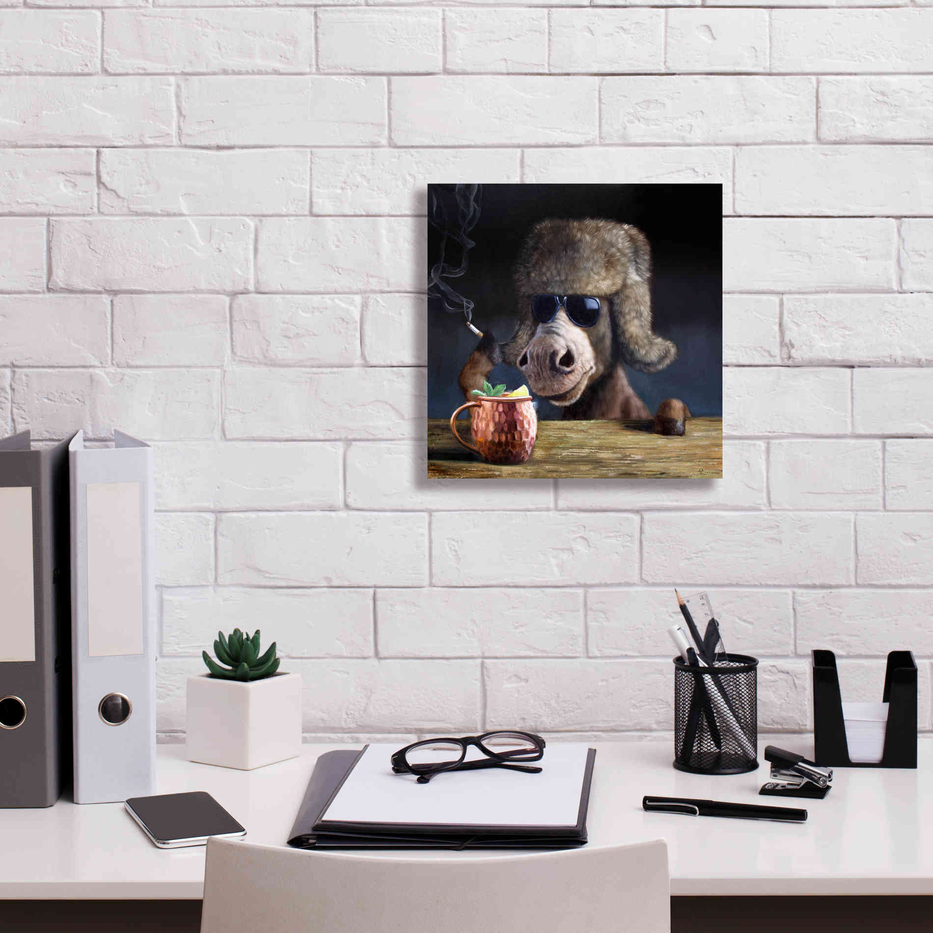 'Moscow Mule' by Lucia Heffernan, Canvas Wall Art,12x12