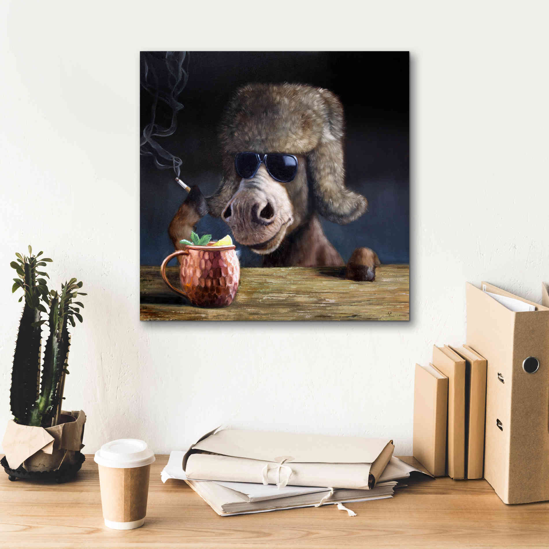 'Moscow Mule' by Lucia Heffernan, Canvas Wall Art,18x18