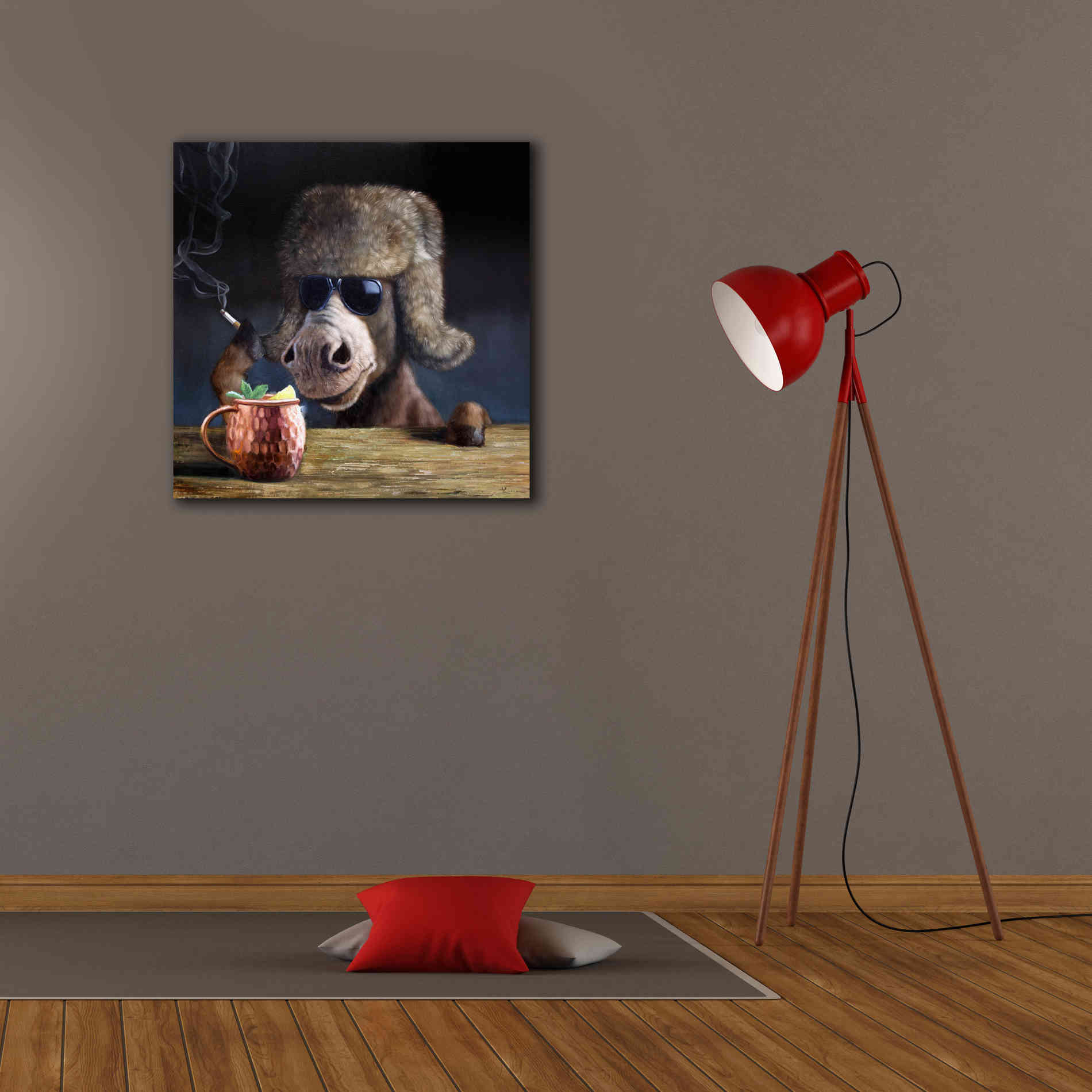 'Moscow Mule' by Lucia Heffernan, Canvas Wall Art,26x26