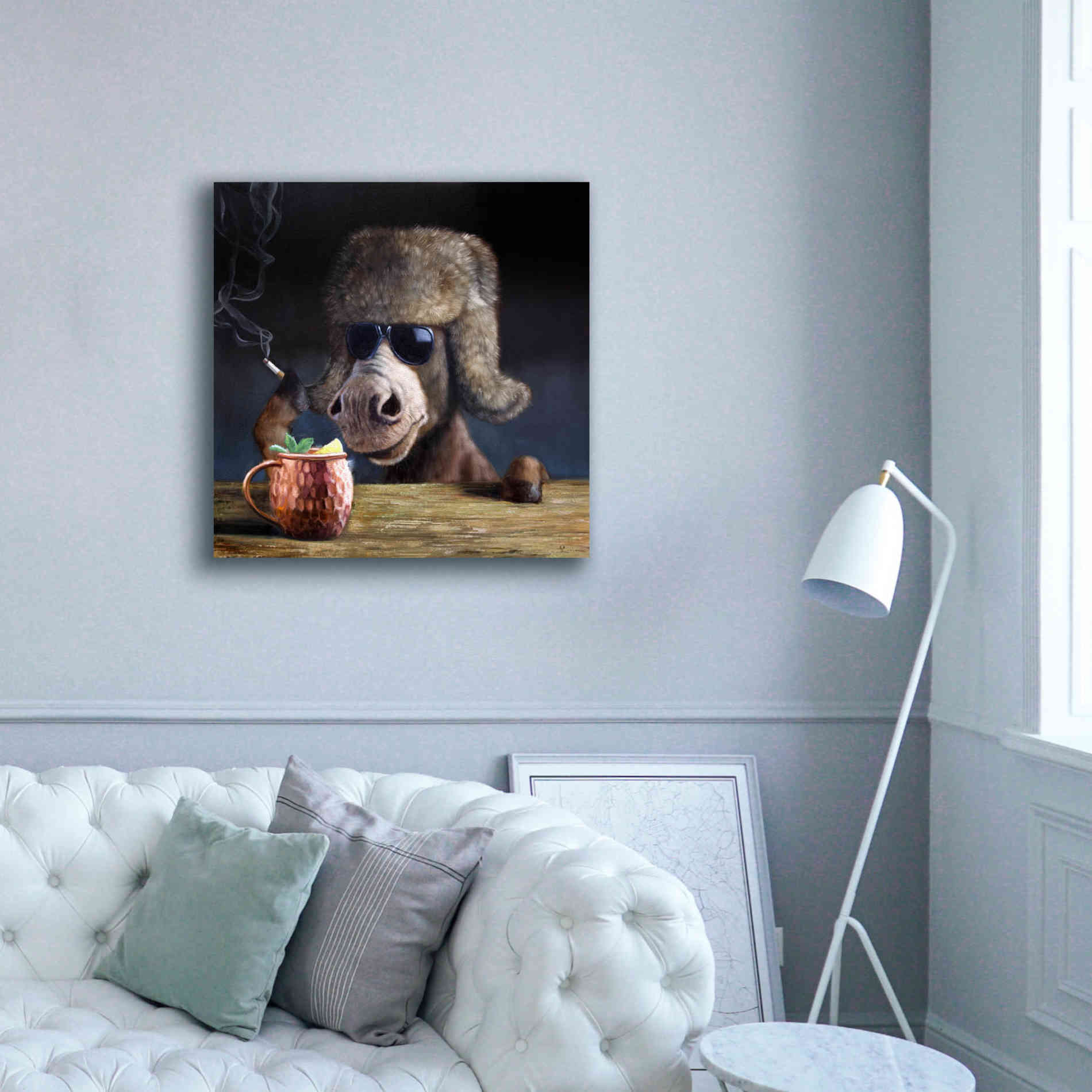 'Moscow Mule' by Lucia Heffernan, Canvas Wall Art,37x37