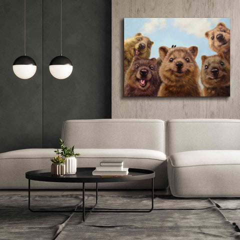 Image of 'Selfie Down Under No. 2' by Lucia Heffernan, Canvas Wall Art,54x40