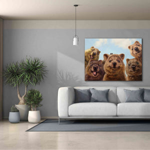 'Selfie Down Under No. 2' by Lucia Heffernan, Canvas Wall Art,54x40