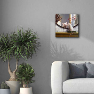 'Mighty Mouse' by Lucia Heffernan, Canvas Wall Art,18x18