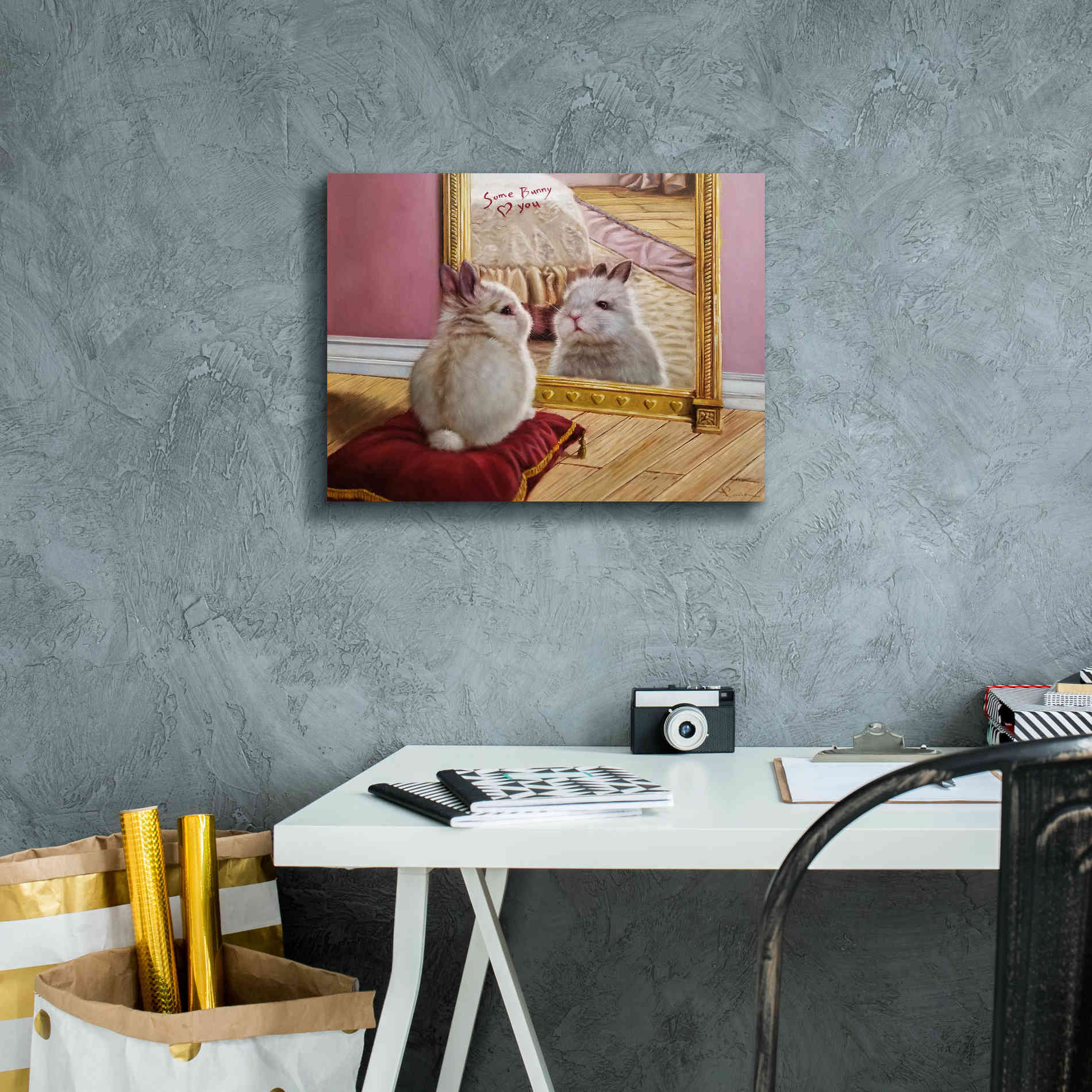 'Youâ€™re Loved' by Lucia Heffernan, Canvas Wall Art,16x12
