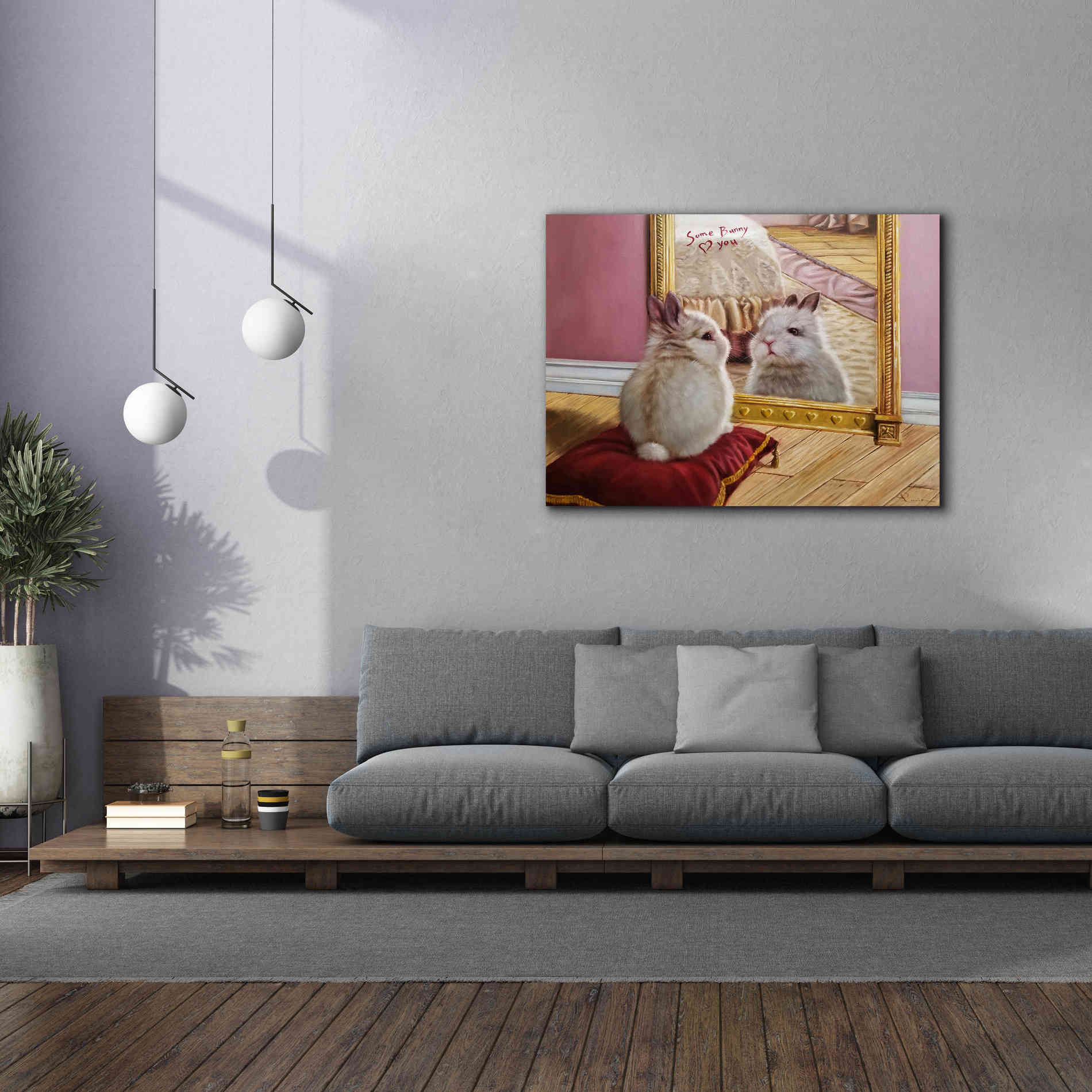 'Youâ€™re Loved' by Lucia Heffernan, Canvas Wall Art,54x40