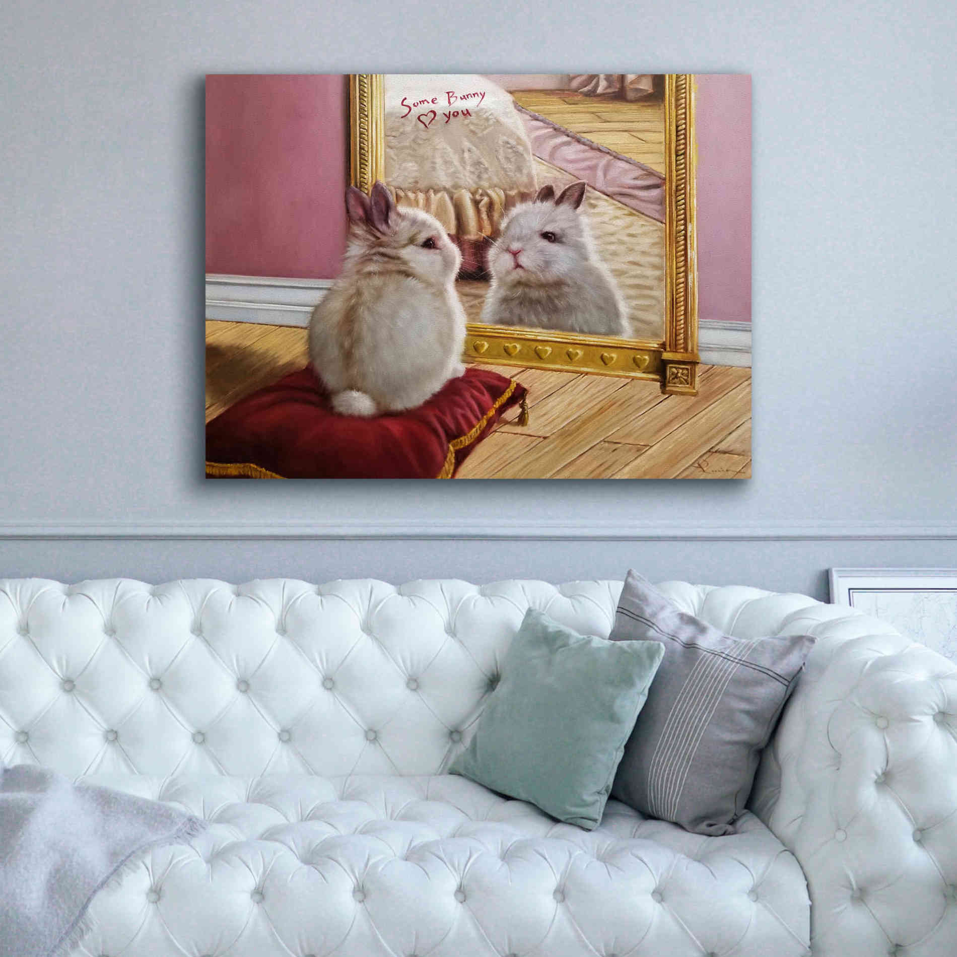 'Youâ€™re Loved' by Lucia Heffernan, Canvas Wall Art,54x40