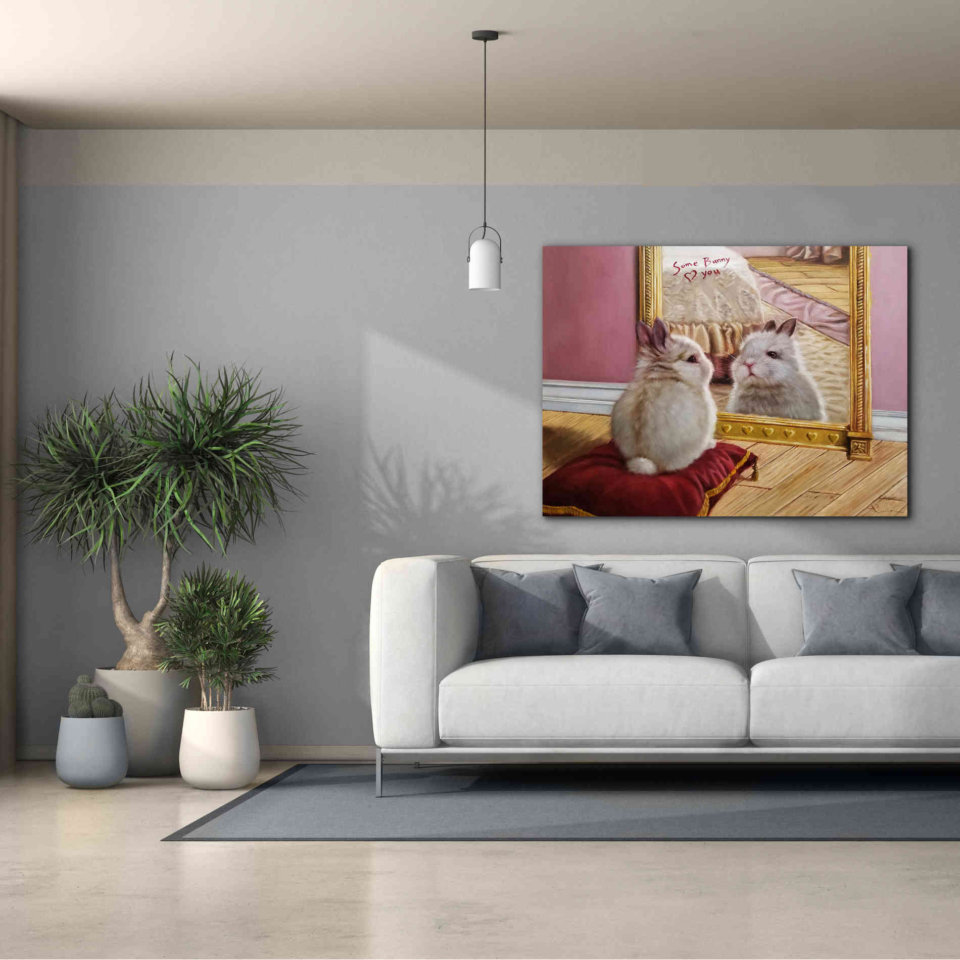 'Youâ€™re Loved' by Lucia Heffernan, Canvas Wall Art,54x40