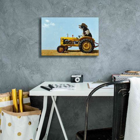 Image of 'Uncommon Cowboy' by Lucia Heffernan, Canvas Wall Art,18x12