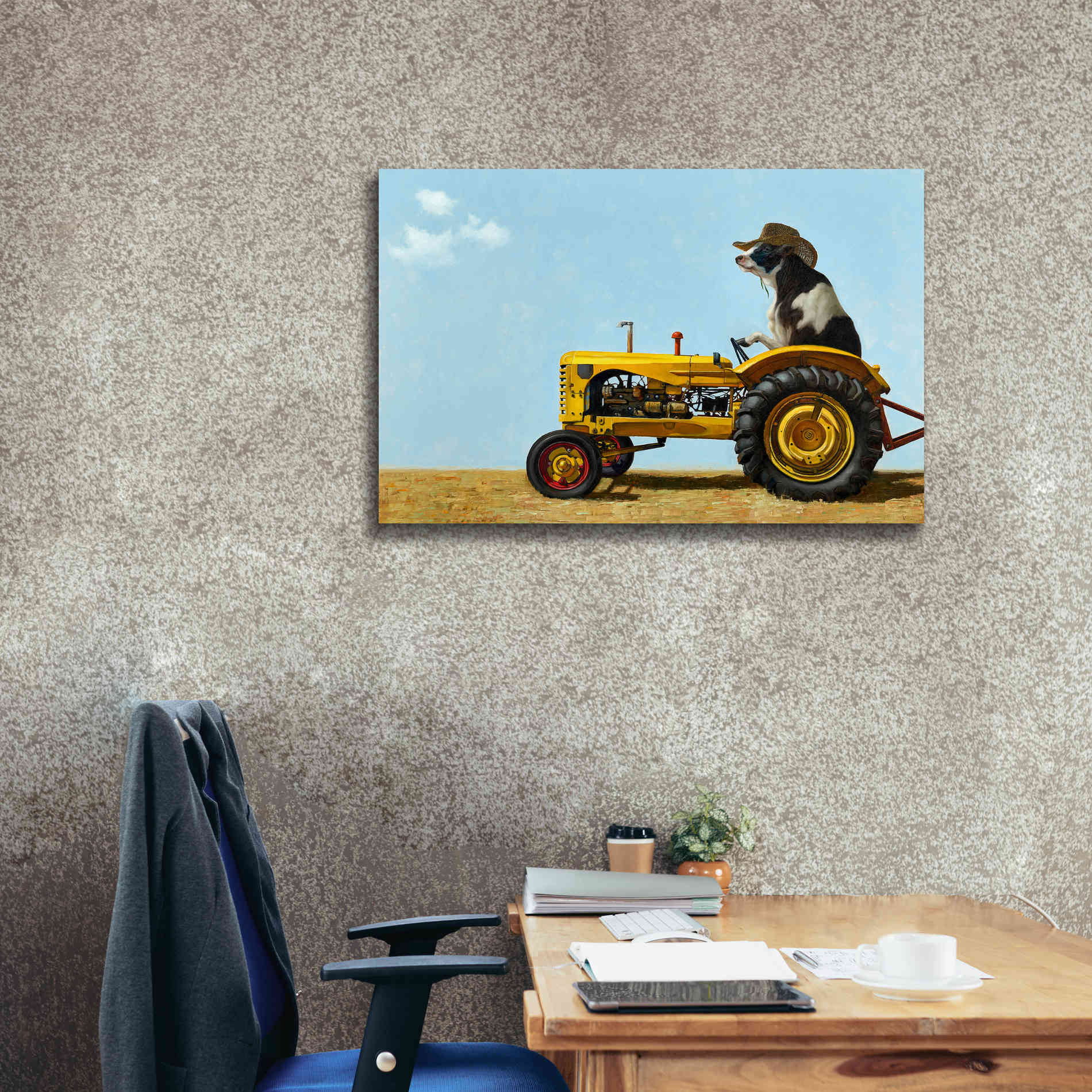 'Uncommon Cowboy' by Lucia Heffernan, Canvas Wall Art,40x26