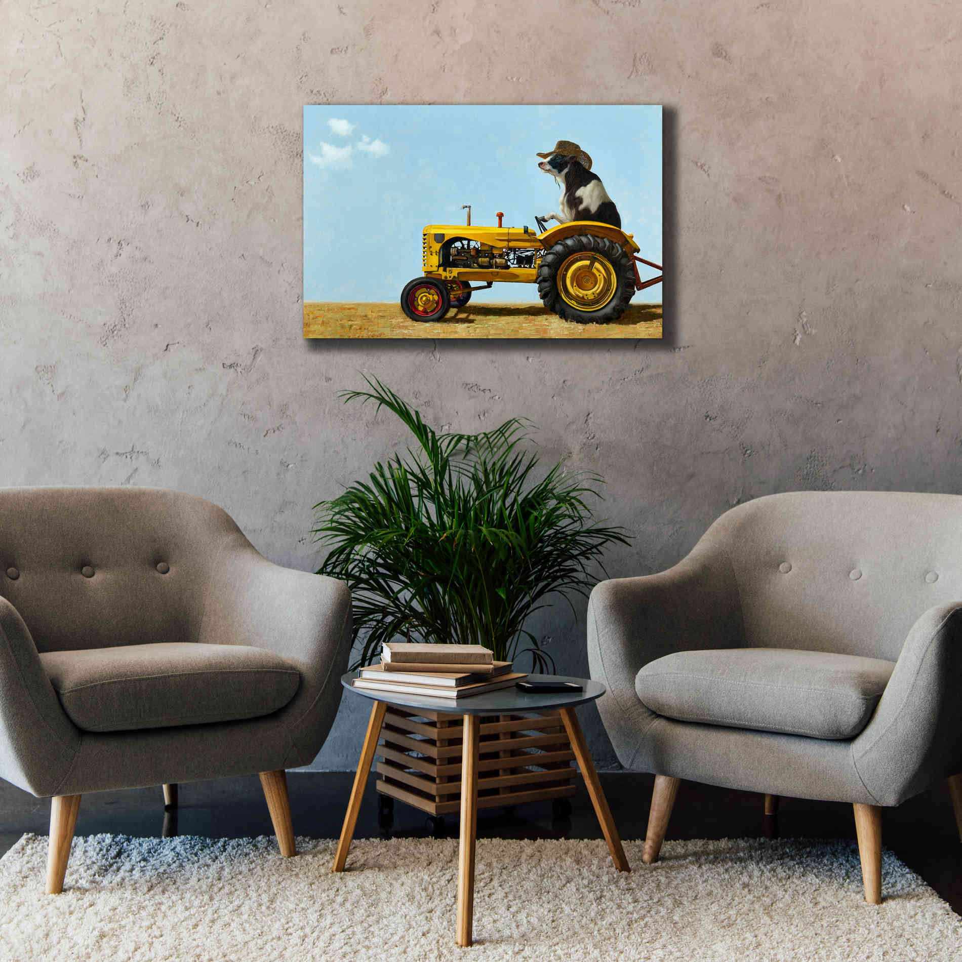 'Uncommon Cowboy' by Lucia Heffernan, Canvas Wall Art,40x26
