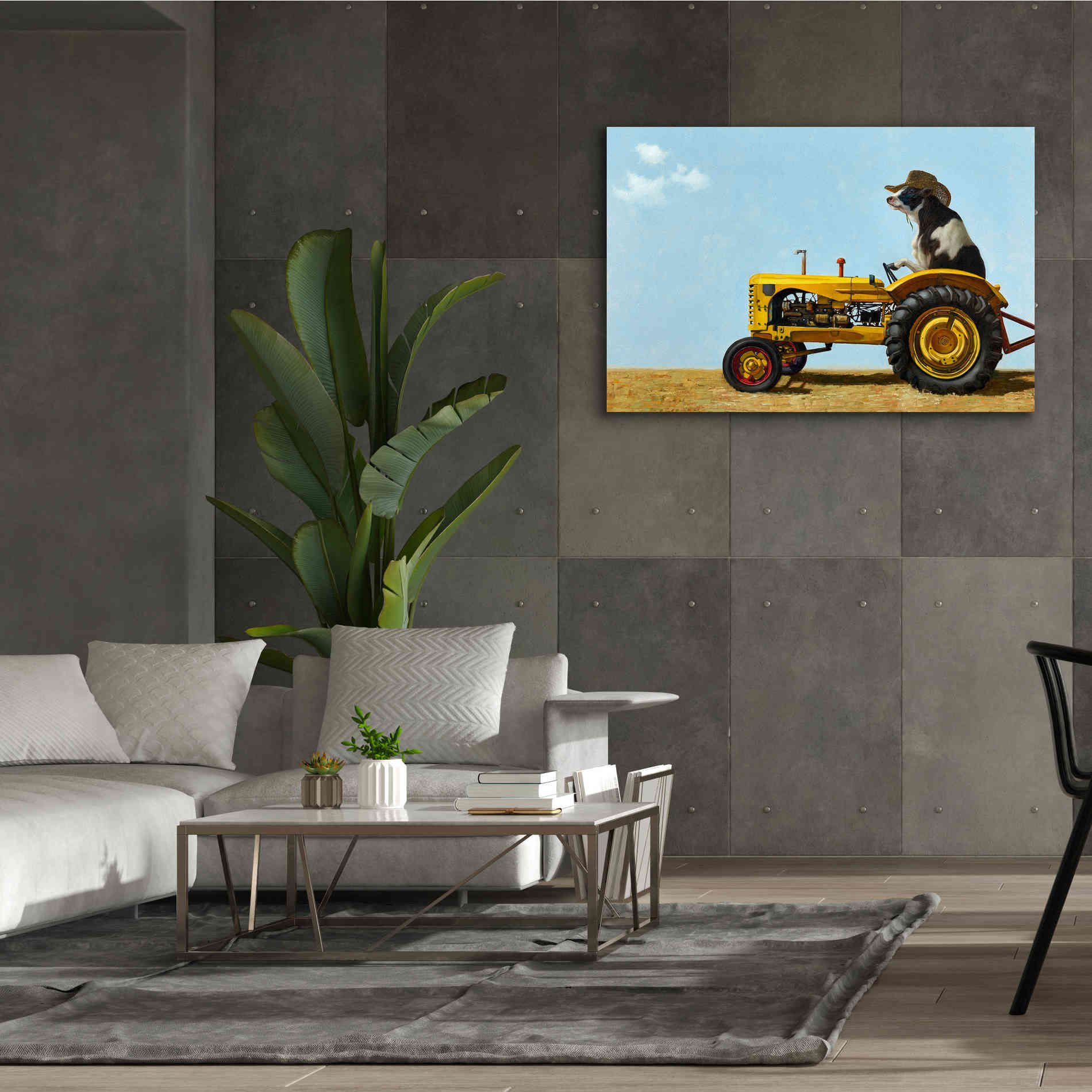'Uncommon Cowboy' by Lucia Heffernan, Canvas Wall Art,60x40