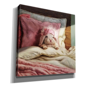 'Bed Hare' by Lucia Heffernan, Canvas Wall Art