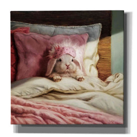 'Bed Hare' by Lucia Heffernan, Canvas Wall Art