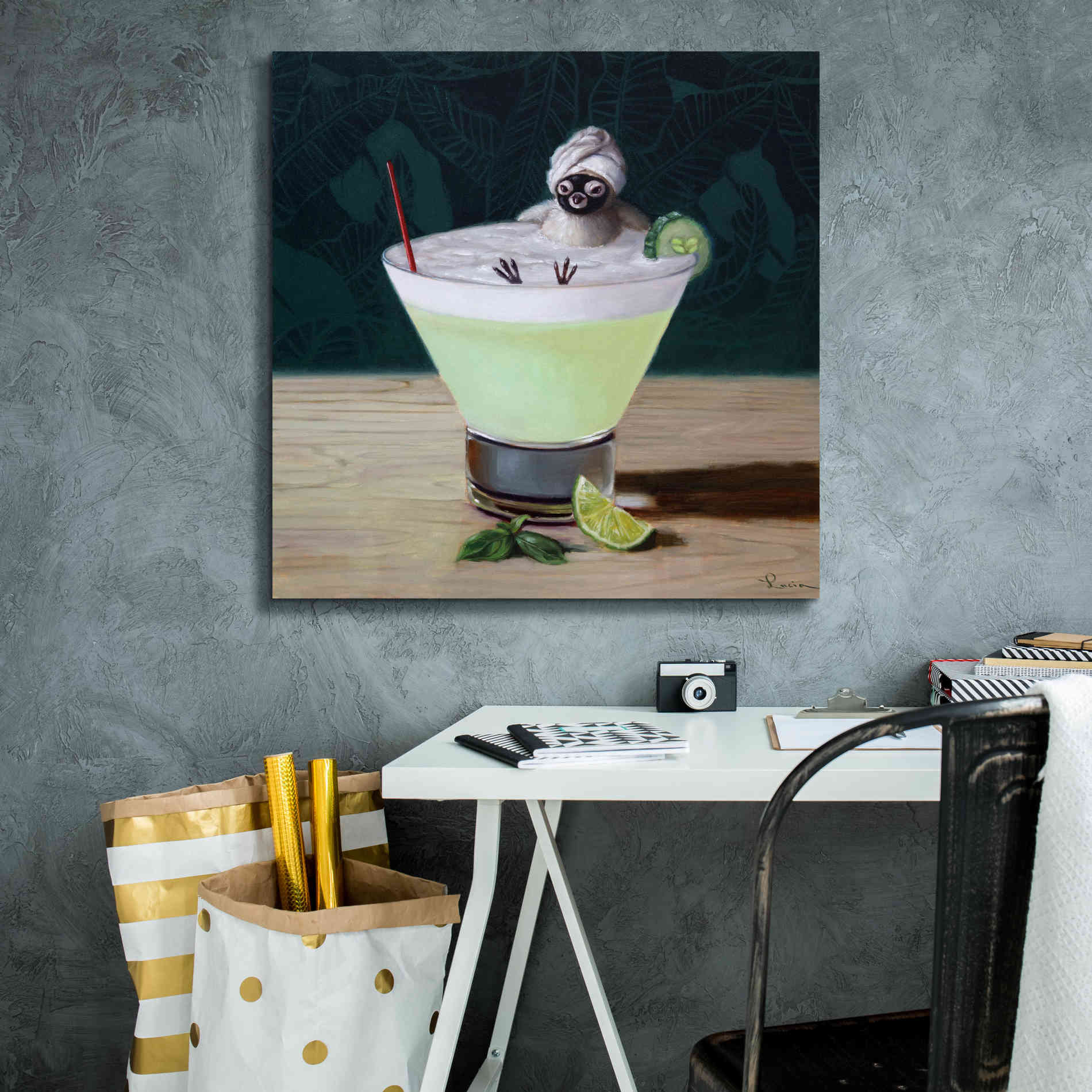'Day Off' by Lucia Heffernan, Canvas Wall Art,26x26